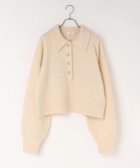 【ローリーズファーム/LOWRYS FARM】のポロニットプルオーバーLS 人気、トレンドファッション・服の通販 founy(ファニー) ファッション Fashion レディースファッション Fashion for Women トップス・カットソー Cut & Sew Tops ニット Knit Tops & Sweaters カジュアルプルオーバー・ニットトップス Pullovers & Knit Tops / Casual Pullovers クロップド Cropped, Short Length ボトム Bottoms, Lower Wear リラックス Relax, Relaxed Fit ワイド Wide, Wide Fit thumbnail アイボリー08|ID: prp329100004709031 ipo3291000000034121424