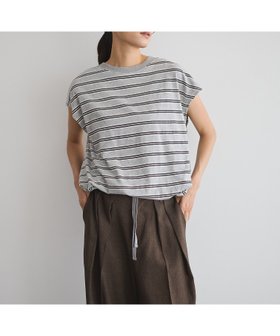 【ガレージ オブ グッド クロージング/GARAGE OF GOOD CLOTHING】のマルチボーダードロストプルオーバー 人気、トレンドファッション・服の通販 founy(ファニー) ファッション Fashion レディースファッション Fashion for Women トップス・カットソー Cut & Sew Tops カジュアルプルオーバー・ニットトップス Pullovers & Knit Tops / Casual Pullovers スリーブ Sleeve, Long Sleeve / Short Sleeve フレンチ French, French Style ヘムライン Hemline, Bottom Cut ボーダー Border, Stripe ポケット Pocket, Pocket Detail ワイド Wide, Wide Fit |ID:prp329100004709044