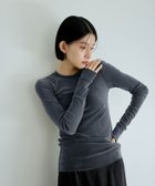 【アダム エ ロペ/ADAM ET ROPE'】のフロッキーチュールクルーネックプルオーバー 人気、トレンドファッション・服の通販 founy(ファニー) ファッション Fashion レディースファッション Fashion for Women トップス・カットソー Cut & Sew Tops カジュアルプルオーバー・ニットトップス Pullovers & Knit Tops / Casual Pullovers インナー Innerwear カットソー Cut and Sewn Top キャミソール Camisole, Spaghetti Strap Top シアー Sheer, See-Through ジャケット Jacket, Outerwear チュール Tulip, Tulip Motif フィット Fit, Slim Fit ベロア Velour, Soft Velvet ポケット Pocket, Pocket Detail A/W・秋冬 Autumn/Winter エレガント 上品 Elegant 2026年 2026 thumbnail ブルー系(47)|ID: prp329100004709046 ipo3291000000034370173