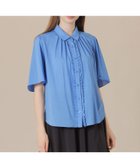 【マッキントッシュ ロンドン/MACKINTOSH LONDON】のシアーコットンナイロンブラウス 人気、トレンドファッション・服の通販 founy(ファニー) ファッション Fashion レディースファッション Fashion for Women トップス・カットソー Cut & Sew Tops シャツ・ブラウス・オフィスカジュアル Elegant Blouses & Button-Ups ウォッシャブル Machine Washable ギャザー Gathered, Ruffled シアー Sheer, See-Through フリル Frill, Ruffle フレアースリーブ Flared Sleeve, Bell Sleeve フロント Front, Front Design ヨーク Yoke, Yoke Design 夏 Summer 春 Spring thumbnail ブルー|ID: prp329100004709096 ipo3291000000034014690