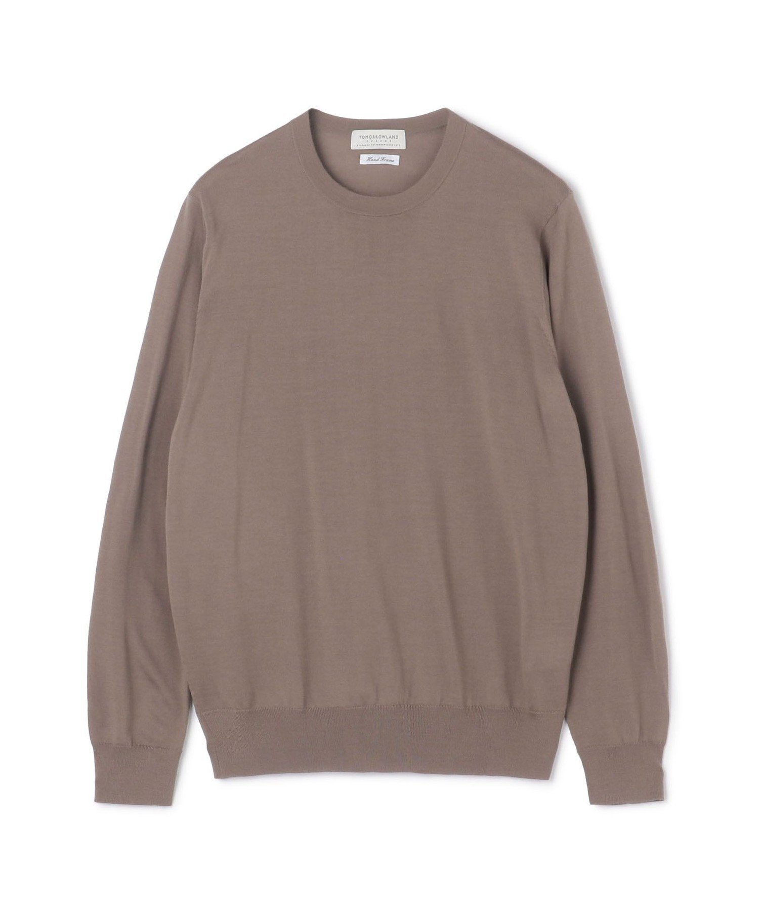 【トゥモローランド/TOMORROWLAND / MEN】のTOMORROWLAND tricot スーパーファインメリノウール クルーネックプルオーバー S-WOOL インテリア・キッズ・メンズ・レディースファッション・服の通販 founy(ファニー) 　ファッション　Fashion　メンズファッション　Fashion for Men　トップス・カットソー　Cut & Sew Tops　ショルダー　Shoulder, Shoulder Strap　定番　Standard, Basic Item　パターン　Pattern, Design Print　フラット　Flat, Flat Shoes　ベーシック　Basic, Essential　メンズ　Men's, Menswear　13 グレージュ|ID: prp329100004709109 ipo3291000000034076584