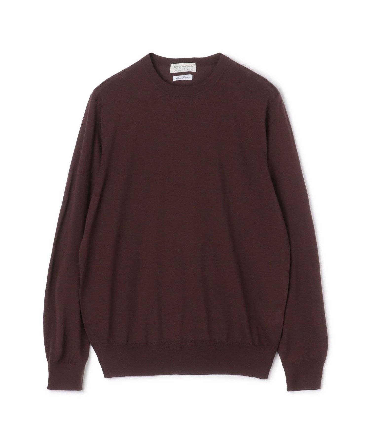 【トゥモローランド/TOMORROWLAND / MEN】のTOMORROWLAND tricot スーパーファインメリノウール クルーネックプルオーバー S-WOOL インテリア・キッズ・メンズ・レディースファッション・服の通販 founy(ファニー) 　ファッション　Fashion　メンズファッション　Fashion for Men　トップス・カットソー　Cut & Sew Tops　ショルダー　Shoulder, Shoulder Strap　定番　Standard, Basic Item　パターン　Pattern, Design Print　フラット　Flat, Flat Shoes　ベーシック　Basic, Essential　メンズ　Men's, Menswear　75 ボルドー|ID: prp329100004709109 ipo3291000000034076594