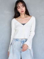 【スナイデル/SNIDEL】のフレアスリーブショートカーディガン 人気、トレンドファッション・服の通販 founy(ファニー) ファッション Fashion レディースファッション Fashion for Women トップス・カットソー Cut & Sew Tops カーディガン・羽織り Layered Style Cardigans カーディガン Cardigan, Knitwear スマート Smart, Elegant スリーブ Sleeve, Long Sleeve / Short Sleeve トレンド Trend, Trending Now バランス Balance, Style Balance フレア Flare, Flared ロング Long, Long-Length おすすめ Recommended / Our Picks |ID:prp329100004709136