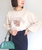 【シップス フォー ウィメン/SHIPS】の【WEB限定】 洗濯機可能 七分袖 ワイド スリーブ プリント スウェット 人気、トレンドファッション・服の通販 founy(ファニー) ファッション Fashion レディースファッション Fashion for Women トップス・カットソー Cut & Sew Tops レディースパーカー・カジュアルフーディー Casual Hoodies & Sweatshirts スウェット・クルーネックトップス Sweatshirts & Crewnecks / Relaxed Fit Sweat Tops スウェット / スエット Sweatshirt, Sweatwear スリーブ Sleeve, Long Sleeve / Short Sleeve プリント Print, Printed Pattern ポケット Pocket, Pocket Detail ワイド Wide, Wide Fit おすすめ Recommended / Our Picks 2025年 2025 2025-2026秋冬・A/W Autumn/Winter 2025–26 AW25–26 thumbnail ベージュ|ID: prp329100004709187 ipo3291000000034015433