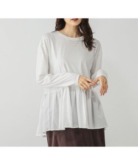 【グローバルワーク/GLOBAL WORK】のヘビロッTEEアソート切り替えプルオーバー/580895 人気、トレンドファッション・服の通販 founy(ファニー) ファッション Fashion レディースファッション Fashion for Women トップス・カットソー Cut & Sew Tops カジュアルプルオーバー・ニットトップス Pullovers & Knit Tops / Casual Pullovers おすすめ Recommended / Our Picks インナー Innerwear ギャザー Gathered, Ruffled ジャケット Jacket, Outerwear バランス Balance, Style Balance ペプラム Peplum, Flared Hem ボトム Bottoms, Lower Wear マニッシュ Mannish, Boyish 人気 Popular, Best Seller 切替 Switching, Contrast Panel 秋 Autumn |ID:prp329100004709729