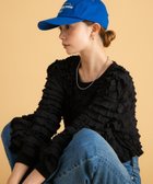 【サニーレーベル/Sonny Label / URBAN RESEARCH】のフリルカットプルオーバー 人気、トレンドファッション・服の通販 founy(ファニー) ファッション Fashion レディースファッション Fashion for Women トップス・カットソー Cut & Sew Tops カジュアルプルオーバー・ニットトップス Pullovers & Knit Tops / Casual Pullovers 2025年 2025 2025-2026秋冬・A/W Autumn/Winter 2025–26 AW25–26 冬 Winter / This Winter おすすめ Recommended / Our Picks インナー Innerwear カットソー Cut and Sewn Top サロペット Overalls, Salopette デニム Denim, Jeans Material トレンド Trend, Trending Now フリル Frill, Ruffle A/W・秋冬 Autumn/Winter thumbnail ブラック|ID: prp329100004709736 ipo3291000000034236709