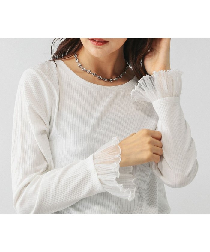 【グローバルワーク/GLOBAL WORK】のBeautee袖フレア長袖/580845 インテリア・キッズ・メンズ・レディースファッション・服の通販 founy(ファニー) https://founy.com/ ファッション Fashion レディースファッション Fashion for Women トップス・カットソー Cut & Sew Tops おすすめ Recommended / Our Picks インナー Innerwear カーディガン Cardigan, Knitwear シアー Sheer, See-Through ジャケット Jacket, Outerwear スウェット / スエット Sweatshirt, Sweatwear テレコ Ribbed, Rib Stitch デニム Denim, Jeans Material ドッキング Docking, Mixed Material フリル Frill, Ruffle フレア Flare, Flared レース Lace, Lace Fabric 抗菌 Antibacterial, Bacteria-Resistant 長袖 Long Sleeve, Full Sleeve |ID: prp329100004709738 ipo3291000000034726830