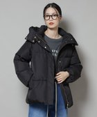 【ナノ ユニバース/nano universe】の撥水加工 フードショートダウンコート ブラック|ID:prp329100004709829