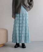 【ローリーズファーム/LOWRYS FARM】のフリルスカート 人気、トレンドファッション・服の通販 founy(ファニー) ファッション Fashion レディースファッション Fashion for Women スカート Skirts おすすめ Recommended / Our Picks カーディガン Cardigan, Knitwear コンパクト Compact, Small Size シンプル Simple, Minimal バランス Balance, Style Balance フリル Frill, Ruffle 秋 Autumn thumbnail ブルー82|ID: prp329100004709904 ipo3291000000034049592