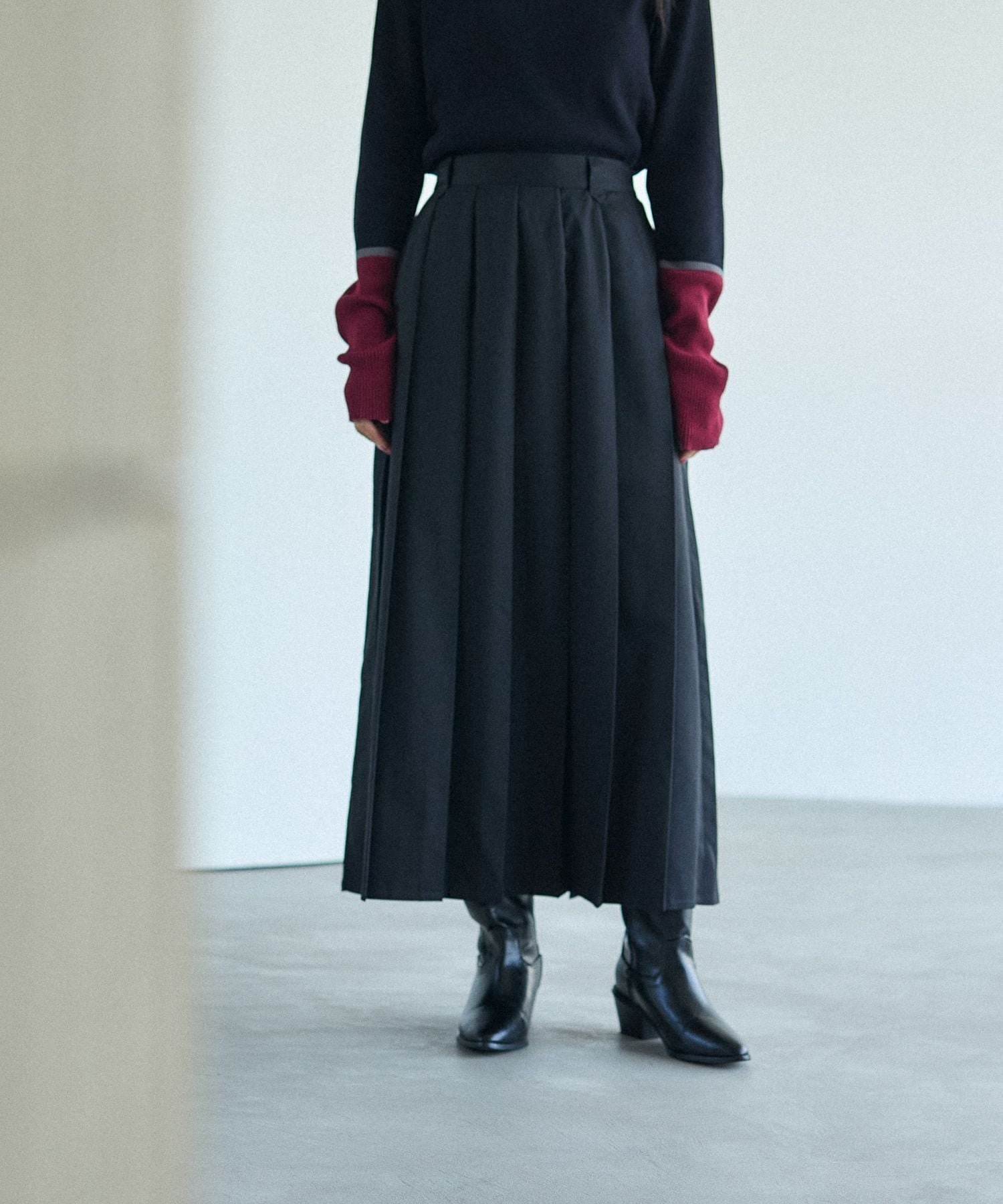 【レプシィム ローリーズファーム/LEPSIM LOWRYS FARM】のプリーツスカート インテリア・キッズ・メンズ・レディースファッション・服の通販 founy(ファニー) 　ファッション　Fashion　レディースファッション　Fashion for Women　スカート　Skirts　プリーツスカート / 上品フェミニンスタイル　Pleated Skirts　おすすめ　Recommended / Our Picks　プリーツ　Pleats, Pleated　ブラック09|ID: prp329100004709918 ipo3291000000034620804