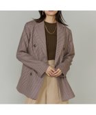 【イネド/INED】の《三尋木奈保コラボ・Oggi11月号掲載商品》ダブルブレストジャケット 柄小|ID: prp329100004709930 ipo3291000000034020805