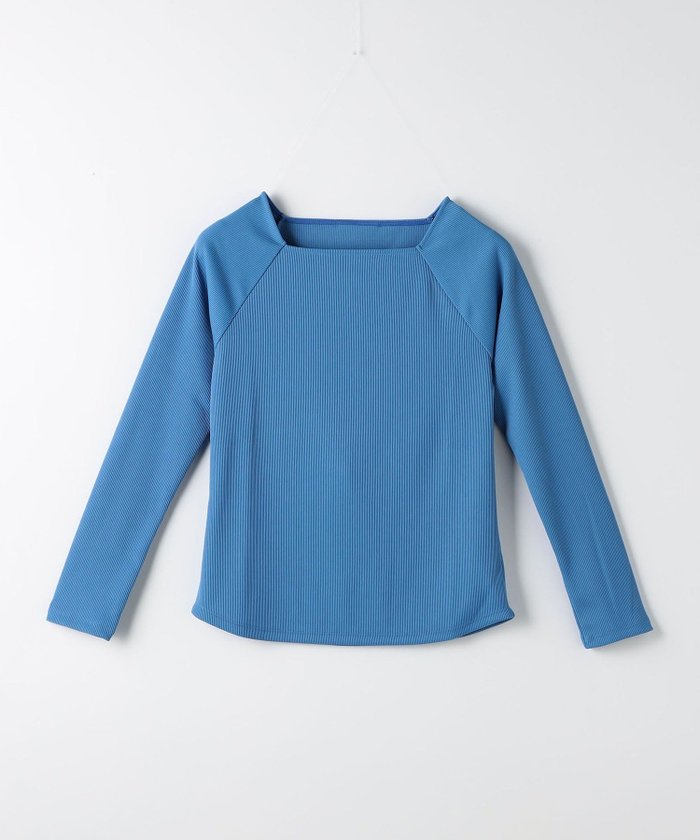 【ユナイテッドアローズ/UNITED ARROWS】のニットライク スクエアネック プルオーバー カットソー インテリア・キッズ・メンズ・レディースファッション・服の通販 founy(ファニー) https://founy.com/ ファッション Fashion レディースファッション Fashion for Women トップス・カットソー Cut & Sew Tops ニット Knit Tops & Sweaters カジュアルプルオーバー・ニットトップス Pullovers & Knit Tops / Casual Pullovers カットソー・ベーシックTシャツ Cut-and-Sewn Tops / Stretch Tees & Basics インナー Innerwear 春 Spring カットソー Cut and Sewn Top ジャケット Jacket, Outerwear スクエア Square, Square Shape フェミニン Feminine, Girly ボーダー Border, Stripe 冬 Winter / This Winter アウトレット Outlet / Clearance エレガント 上品 Elegant ビジネス 仕事 通勤 Business / Work / Commuting |ID: prp329100004710387 ipo3291000000034779724