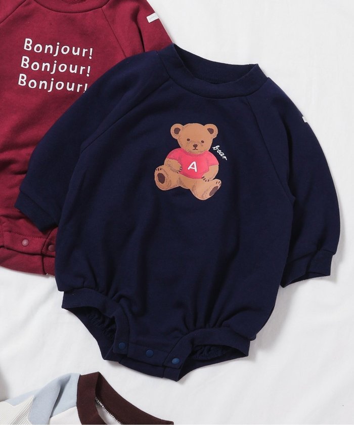 【エフオー オンラインストア/F.O.Online Store / KIDS】のWEB限定 ラグランスリーブボディースーツ インテリア・キッズ・メンズ・レディースファッション・服の通販 founy(ファニー) https://founy.com/ ファッション Fashion キッズファッション Fashion for Kids ギフト プレゼント Gift / Present ベビー Baby, Babywear ロンパース Romper, Jumpsuit |ID: prp329100004710503 ipo3291000000034123958