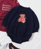 【エフオー オンラインストア/F.O.Online Store / KIDS】のWEB限定 ラグランスリーブボディースーツ ネイビーブルー|ID: prp329100004710503 ipo3291000000034123959