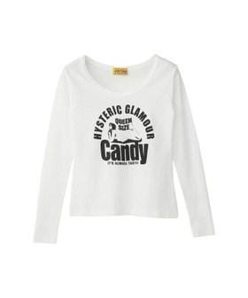 【ヒステリックグラマー/HYSTERIC GLAMOUR】のQUEEN SIZE CANDY チビTシャツ 人気、トレンドファッション・服の通販 founy(ファニー) ファッション Fashion レディースファッション Fashion for Women トップス・カットソー Cut & Sew Tops シャツ・ブラウス・オフィスカジュアル Elegant Blouses & Button-Ups ロングTシャツ・Tシャツ Longline T-Shirts & Tees グラフィック Graphic, Graphic Design コンパクト Compact, Small Size ストレッチ Stretch, Stretchy Fabric |ID:prp329100004710583