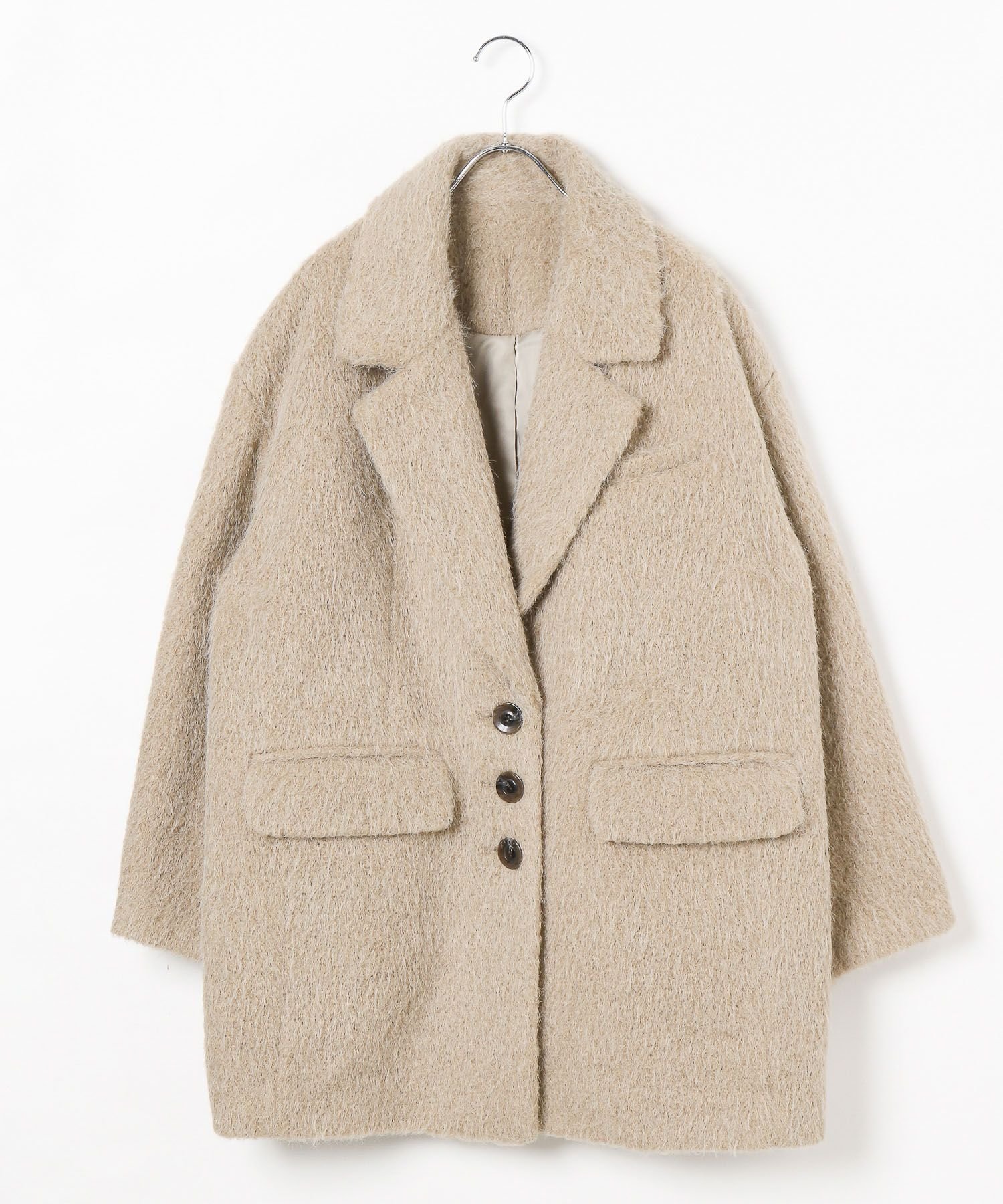 【ベイフロー/BAYFLOW】のシャギージャコット インテリア・キッズ・メンズ・レディースファッション・服の通販 founy(ファニー) 　ファッション　Fashion　レディースファッション　Fashion for Women　おすすめ　Recommended / Our Picks　シンプル　Simple, Minimal　トレンド　Trend, Trending Now　パターン　Pattern, Design Print　ワイド　Wide, Wide Fit　ベージュ55|ID: prp329100004711133 ipo3291000000034228830