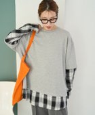 【フリークスストア/FREAK'S STORE】のチェックシャツ レイヤード 裏毛 プルオーバー【限定展開】 人気、トレンドファッション・服の通販 founy(ファニー) ファッション Fashion レディースファッション Fashion for Women トップス・カットソー Cut & Sew Tops シャツ・ブラウス・オフィスカジュアル Elegant Blouses & Button-Ups カジュアルプルオーバー・ニットトップス Pullovers & Knit Tops / Casual Pullovers カーゴパンツ Cargo Pants, Utility Pants チェック Check, Plaid, Tartan デニム Denim, Jeans Material ドッキング Docking, Mixed Material リラックス Relax, Relaxed Fit ルーズ Loose, Oversized A/W・秋冬 Autumn/Winter 冬 Winter / This Winter おすすめ Recommended / Our Picks thumbnail グレー|ID: prp329100004711325 ipo3291000000034031444