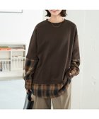 【フリークスストア/FREAK'S STORE】のチェックシャツ レイヤード 裏毛 プルオーバー【限定展開】 人気、トレンドファッション・服の通販 founy(ファニー) ファッション Fashion レディースファッション Fashion for Women トップス・カットソー Cut & Sew Tops シャツ・ブラウス・オフィスカジュアル Elegant Blouses & Button-Ups カジュアルプルオーバー・ニットトップス Pullovers & Knit Tops / Casual Pullovers カーゴパンツ Cargo Pants, Utility Pants チェック Check, Plaid, Tartan デニム Denim, Jeans Material ドッキング Docking, Mixed Material リラックス Relax, Relaxed Fit ルーズ Loose, Oversized A/W・秋冬 Autumn/Winter 冬 Winter / This Winter おすすめ Recommended / Our Picks thumbnail ブラウン|ID: prp329100004711325 ipo3291000000034031446