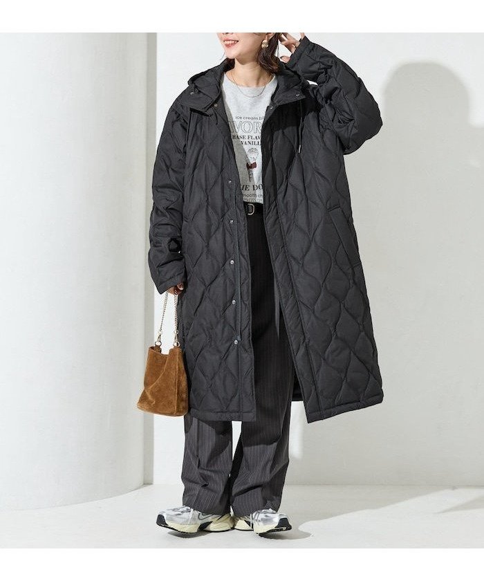 【フリークスストア/FREAK'S STORE】の別注 キルト フード ロングダウン【限定展開】 25AW 人気、トレンドファッション・服の通販 founy(ファニー) ファッション Fashion レディースファッション Fashion for Women 2025年 2025 2025-2026秋冬・A/W Autumn/Winter 2025–26 AW25–26 キルト Quilt, Quilted Fabric スペシャル Special, Limited Edition ダウン Down, Puffer ロング Long, Long-Length 別注 Limited Edition, Custom Order other-1|ID: prp329100004711425 ipo3291000000034428291