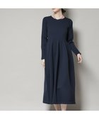 【ナノ ユニバース/nano universe】のフォルムスカートニットワンピース ネイビー|ID:prp329100004711449