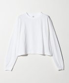 【ビューティ&ユース ユナイテッドアローズ/BEAUTY&YOUTH / UNITED ARROWS】の6(ROKU) SOMEHTING NEW ロングスリーブTシャツ 人気、トレンドファッション・服の通販 founy(ファニー) ファッション Fashion レディースファッション Fashion for Women トップス・カットソー Cut & Sew Tops シャツ・ブラウス・オフィスカジュアル Elegant Blouses & Button-Ups ロングTシャツ・Tシャツ Longline T-Shirts & Tees インナー Innerwear シンプル Simple, Minimal ジャケット Jacket, Outerwear スリーブ Sleeve, Long Sleeve / Short Sleeve プリント Print, Printed Pattern ロング Long, Long-Length A/W・秋冬 Autumn/Winter thumbnail WHITE|ID: prp329100004711499 ipo3291000000034032256