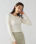 【グローバルワーク/GLOBAL WORK】のWingコラボ/Fffit エフィット/カップ付き長袖Tシャツ/414739 人気、トレンドファッション・服の通販 founy(ファニー) ファッション Fashion レディースファッション Fashion for Women トップス・カットソー Cut & Sew Tops シャツ・ブラウス・オフィスカジュアル Elegant Blouses & Button-Ups ロングTシャツ・Tシャツ Longline T-Shirts & Tees アンダー Underwear Essentials インナー Innerwear カッティング Cutting Detail コラボ Collaboration, Collab ジャケット Jacket, Outerwear フィット Fit, Slim Fit 羽織 Haori, Light Jacket 長袖 Long Sleeve, Full Sleeve thumbnail アイボリー08|ID: prp329100004711542 ipo3291000000034032444