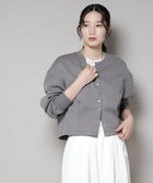 【ナノ ユニバース/nano universe】のダンボールタックカーディガン 人気、トレンドファッション・服の通販 founy(ファニー) ファッション Fashion レディースファッション Fashion for Women トップス・カットソー Cut & Sew Tops カーディガン・羽織り Layered Style Cardigans ウォッシャブル Machine Washable カーディガン Cardigan, Knitwear ジャケット Jacket, Outerwear バランス Balance, Style Balance フロント Front, Front Design リラックス Relax, Relaxed Fit エレガント 上品 Elegant 2025年 2025 2025-2026秋冬・A/W Autumn/Winter 2025–26 AW25–26 thumbnail グレー|ID: prp329100004711559 ipo3291000000034032585