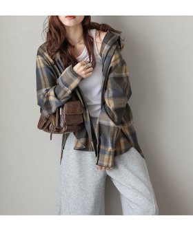 【ラジュール/Lajour】のヴィンテージライク チェックシャツ 人気、トレンドファッション・服の通販 founy(ファニー) ファッション Fashion レディースファッション Fashion for Women トップス・カットソー Cut & Sew Tops シャツ・ブラウス・オフィスカジュアル Elegant Blouses & Button-Ups チェック Check, Plaid, Tartan ベーシック Basic, Essential リラックス Relax, Relaxed Fit 秋 Autumn A/W・秋冬 Autumn/Winter 羽織 Haori, Light Jacket |ID:prp329100004711591
