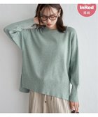 【イッカ/ikka】の【雑誌InRed12月号掲載/親子コーデ】クリーミーサイドスリットニット ミントグリーン|ID: prp329100004711712 ipo3291000000034033774