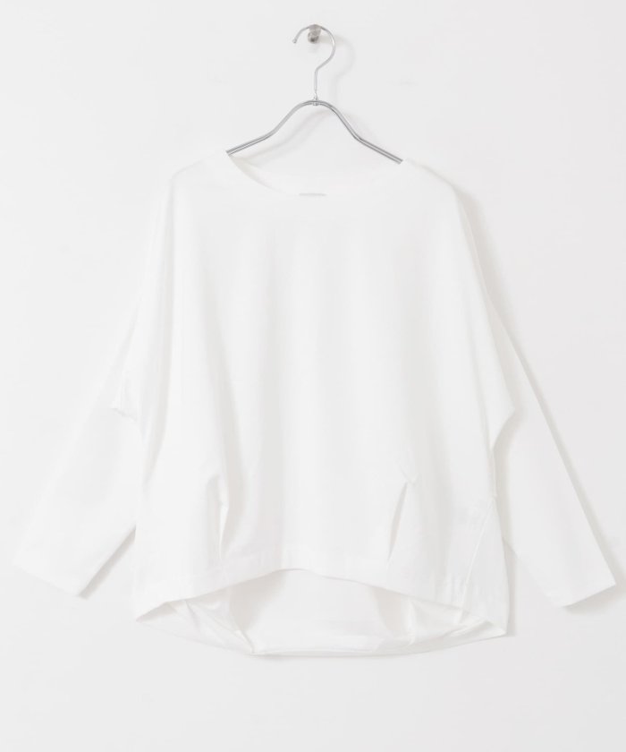 【アーバンリサーチ ドアーズ/URBAN RESEARCH DOORS】のコットンバックタック長袖プルオーバー インテリア・キッズ・メンズ・レディースファッション・服の通販 founy(ファニー) https://founy.com/ ファッション Fashion レディースファッション Fashion for Women トップス・カットソー Cut & Sew Tops カジュアルプルオーバー・ニットトップス Pullovers & Knit Tops / Casual Pullovers バッグ Bags 2025年 2025 2025-2026秋冬・A/W Autumn/Winter 2025–26 AW25–26 冬 Winter / This Winter カットソー Cut and Sewn Top ギャザー Gathered, Ruffled シンプル Simple, Minimal スリーブ Sleeve, Long Sleeve / Short Sleeve フロント Front, Front Design ロング Long, Long-Length ワイド Wide, Wide Fit エレガント 上品 Elegant 人気 Popular, Best Seller 定番 Standard, Basic Item A/W・秋冬 Autumn/Winter 長袖 Long Sleeve, Full Sleeve |ID: prp329100004711754 ipo3291000000034088780