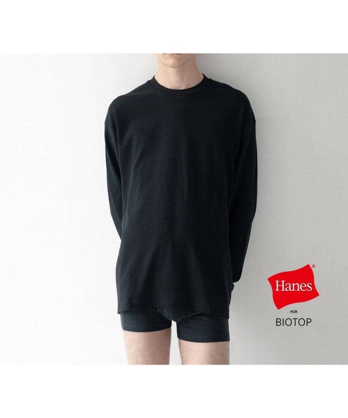 【アダムエロペ /ADAM ET ROPE' / MEN】の【Hanes for BIOTOP】 Comfort Crew Neck Pullover with Thumbhole EX インテリア・キッズ・メンズ・レディースファッション・服の通販 founy(ファニー) https://founy.com/ ファッション Fashion メンズファッション Fashion for Men ショルダー Shoulder, Shoulder Strap スウェット / スエット Sweatshirt, Sweatwear ダブル Double, Double-Breasted ドロップ Drop Shoulder, Dropped Style 定番 Standard, Basic Item バランス Balance, Style Balance パターン Pattern, Design Print プリント Print, Printed Pattern ベーシック Basic, Essential 別注 Limited Edition, Custom Order モダン Modern, Contemporary リアル Real, Realistic リラックス Relax, Relaxed Fit ロング Long, Long-Length A/W・秋冬 Autumn/Winter 2025年 2025 2025-2026秋冬・A/W Autumn/Winter 2025–26 AW25–26 |ID: prp329100004711852 ipo3291000000034034811