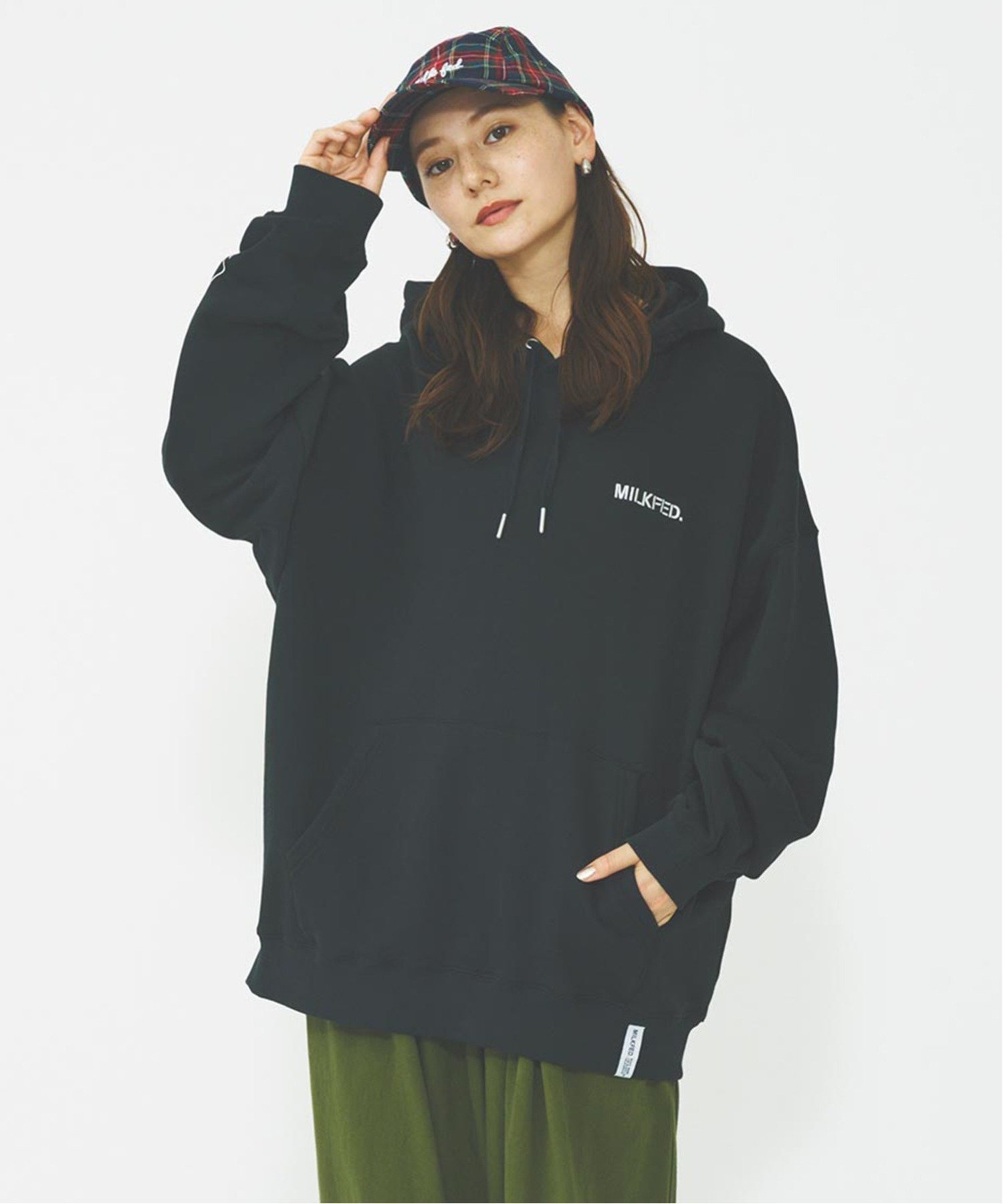 【ミルクフェド/MILKFED.】のSTENCIL LOGO BASIC SWEAT HOODIE MILKFED. 人気、トレンドファッション・服の通販 founy(ファニー) 　ファッション　Fashion　レディースファッション　Fashion for Women　トップス・カットソー　Cut & Sew Tops　レディースパーカー・カジュアルフーディー　Casual Hoodies & Sweatshirts　スウェット・クルーネックトップス　Sweatshirts & Crewnecks / Relaxed Fit Sweat Tops　パーカー　Hoodie, Parka　ベーシック　Basic, Essential　人気　Popular, Best Seller　 other-1|ID: prp329100004711903 ipo3291000000034035123