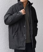 【シップス/SHIPS / MEN】の【WEB限定】SHIPS any 撥水/防風等 多機能 スタンドカラー ダウン ミドル コート 25AW ブラック|ID: prp329100004711910 ipo3291000000035139053