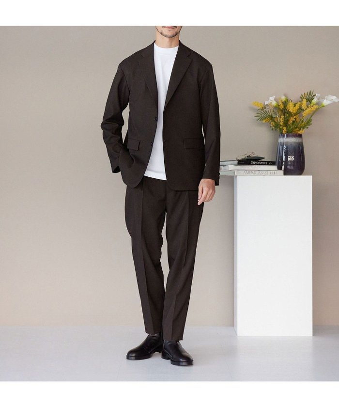 【ビューティ&ユース ユナイテッドアローズ/BEAUTY&YOUTH / UNITED ARROWS / MEN】の【WEB限定 WARDROBE SMART】LANATEC リラックス セットアップ/ジャケット イージーパンツ インテリア・キッズ・メンズ・レディースファッション・服の通販 founy(ファニー) https://founy.com/ ファッション Fashion メンズファッション Fashion for Men ボトムス Bottoms インナー Innerwear 秋 Autumn コイン Coin, Coin Design シェイプ Shape, Slim Fit ショルダー Shoulder, Shoulder Strap シンプル Simple, Minimal ジャケット Jacket, Outerwear スマート Smart, Elegant セットアップ Set-Up, Coordinated Outfit テーパード Tapered, Tapered Pants バランス Balance, Style Balance ファブリック Fabric, Textile フィット Fit, Slim Fit フラップ Flap, Flap Pocket ポケット Pocket, Pocket Detail 無地 Plain, Solid Color リラックス Relax, Relaxed Fit 冬 Winter / This Winter おすすめ Recommended / Our Picks エレガント 上品 Elegant 入学式 Entrance Ceremony 卒業式 Graduation Ceremony ビジネス 仕事 通勤 Business / Work / Commuting |ID: prp329100004711966 ipo3291000000034278370