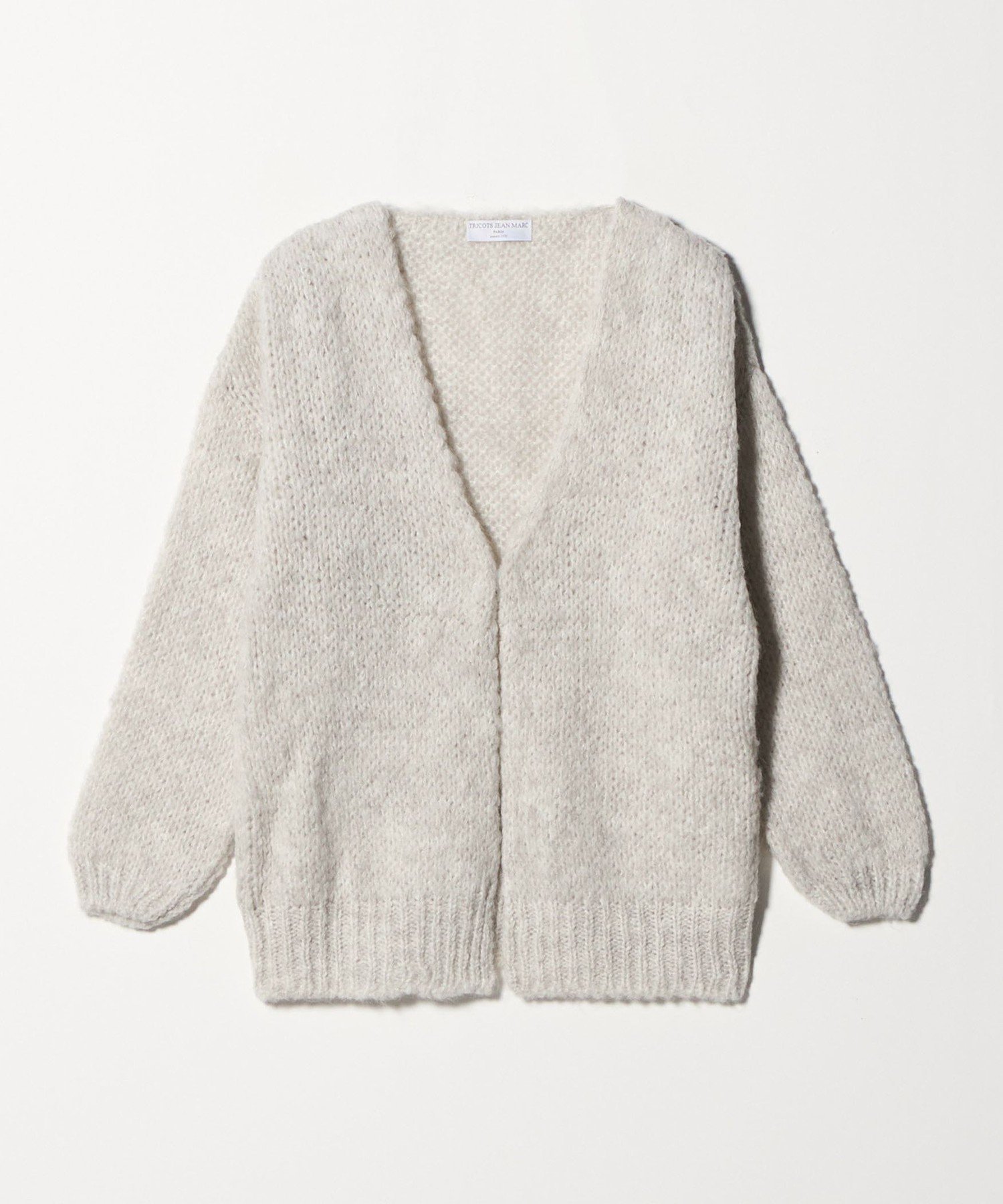 【ビューティ&ユース ユナイテッドアローズ/BEAUTY&YOUTH / UNITED ARROWS】の【別注】 TRICOTS JEAN MARC ミドルゲージ ノーボタンカーディガン インテリア・キッズ・メンズ・レディースファッション・服の通販 founy(ファニー) 　ファッション　Fashion　レディースファッション　Fashion for Women　トップス・カットソー　Cut & Sew Tops　カーディガン・羽織り　Layered Style Cardigans　インナー　Innerwear　カーディガン　Cardigan, Knitwear　今季　This Season, Current Season　サテン　Satin, Glossy Fabric　スラックス　Slacks, Dress Pants　タンク　Tank Top, Sleeveless Top　トレンド　Trend, Trending Now　人気　Popular, Best Seller　フランス　France, French　フレア　Flare, Flared　ボトム　Bottoms, Lower Wear　別注　Limited Edition, Custom Order　ミドル　Middle Length, Mid Height　おすすめ　Recommended / Our Picks　NATURAL|ID: prp329100004712005 ipo3291000000034035799