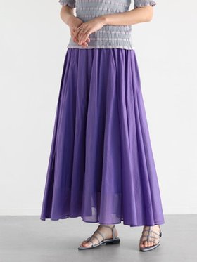【ヴァン/Vin】のコットンボイルボリュームスカート 人気、トレンドファッション・服の通販 founy(ファニー) ファッション Fashion レディースファッション Fashion for Women スカート Skirts ギャザー Gathered, Ruffled シアー Sheer, See-Through シンプル Simple, Minimal |ID:prp329100004712412