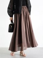 【ヴァン/Vin】のコットンボイルボリュームスカート 人気、トレンドファッション・服の通販 founy(ファニー) ファッション Fashion レディースファッション Fashion for Women スカート Skirts ギャザー Gathered, Ruffled シアー Sheer, See-Through シンプル Simple, Minimal thumbnail ダークブラウン|ID: prp329100004712412 ipo3291000000034039648