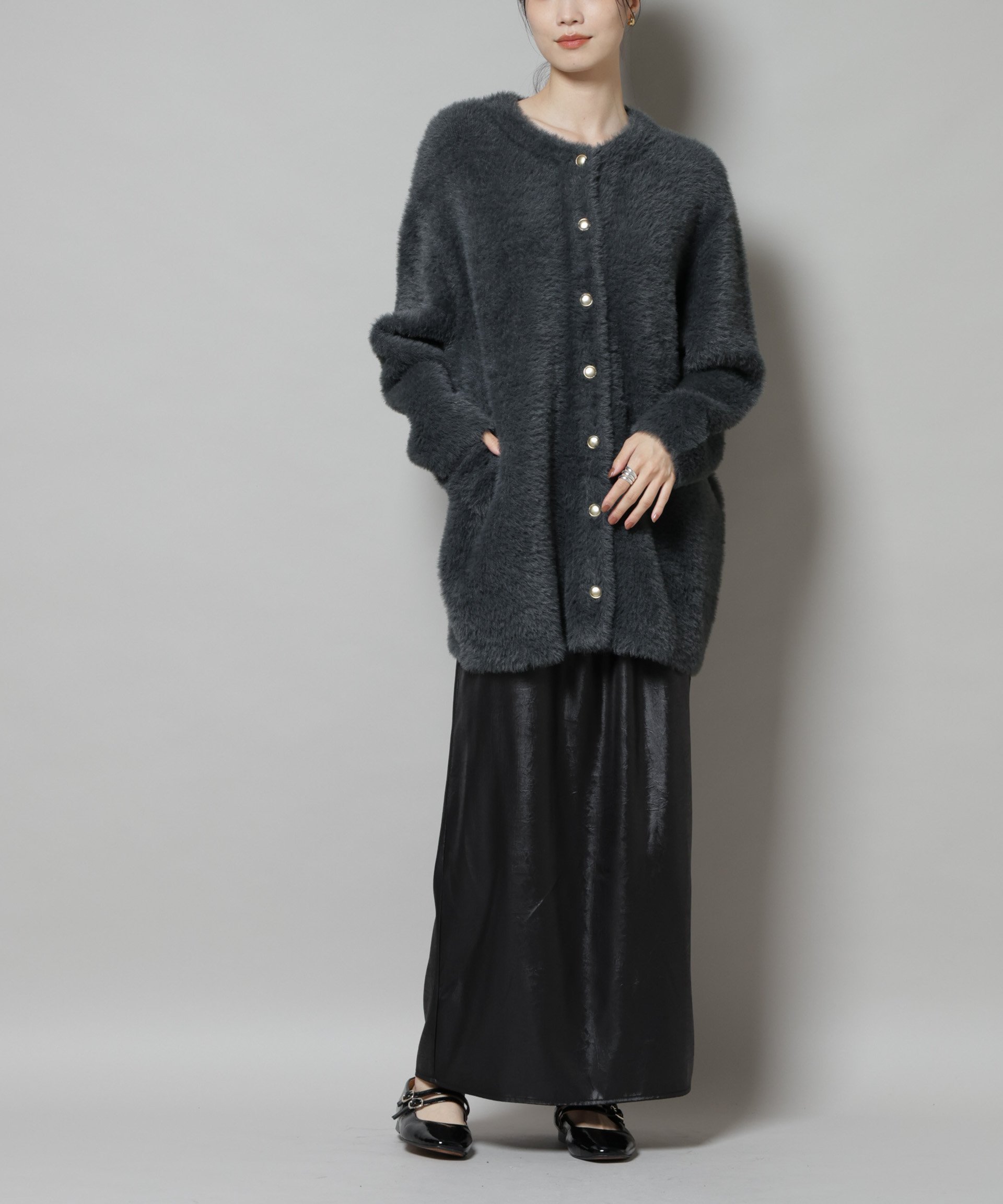 【ナノ ユニバース/nano universe】のレザーライクシャイニースカート インテリア・キッズ・メンズ・レディースファッション・服の通販 founy(ファニー) 　ファッション　Fashion　レディースファッション　Fashion for Women　スカート　Skirts　ウォッシャブル　Machine Washable　ヴィンテージ　Vintage Style　シンプル　Simple, Minimal　ストレート　Straight, Straight Cut　スリット　Slit, Slit Detail　ロング　Long, Long-Length　A/W・秋冬　Autumn/Winter　アウトレット　Outlet / Clearance　2025年　2025　2025-2026秋冬・A/W　Autumn/Winter 2025–26 AW25–26　ブラック|ID: prp329100004712439 ipo3291000000034040029