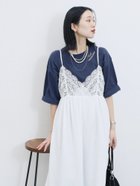 【サマンサモスモス/Samansa Mos2】のチェーン刺繍7分袖プルオーバー 人気、トレンドファッション・服の通販 founy(ファニー) ファッション Fashion レディースファッション Fashion for Women トップス・カットソー Cut & Sew Tops カジュアルプルオーバー・ニットトップス Pullovers & Knit Tops / Casual Pullovers シンプル Simple, Minimal チェーン Chain, Chain Strap リラックス Relax, Relaxed Fit thumbnail ネイビー|ID: prp329100004712575 ipo3291000000034271105