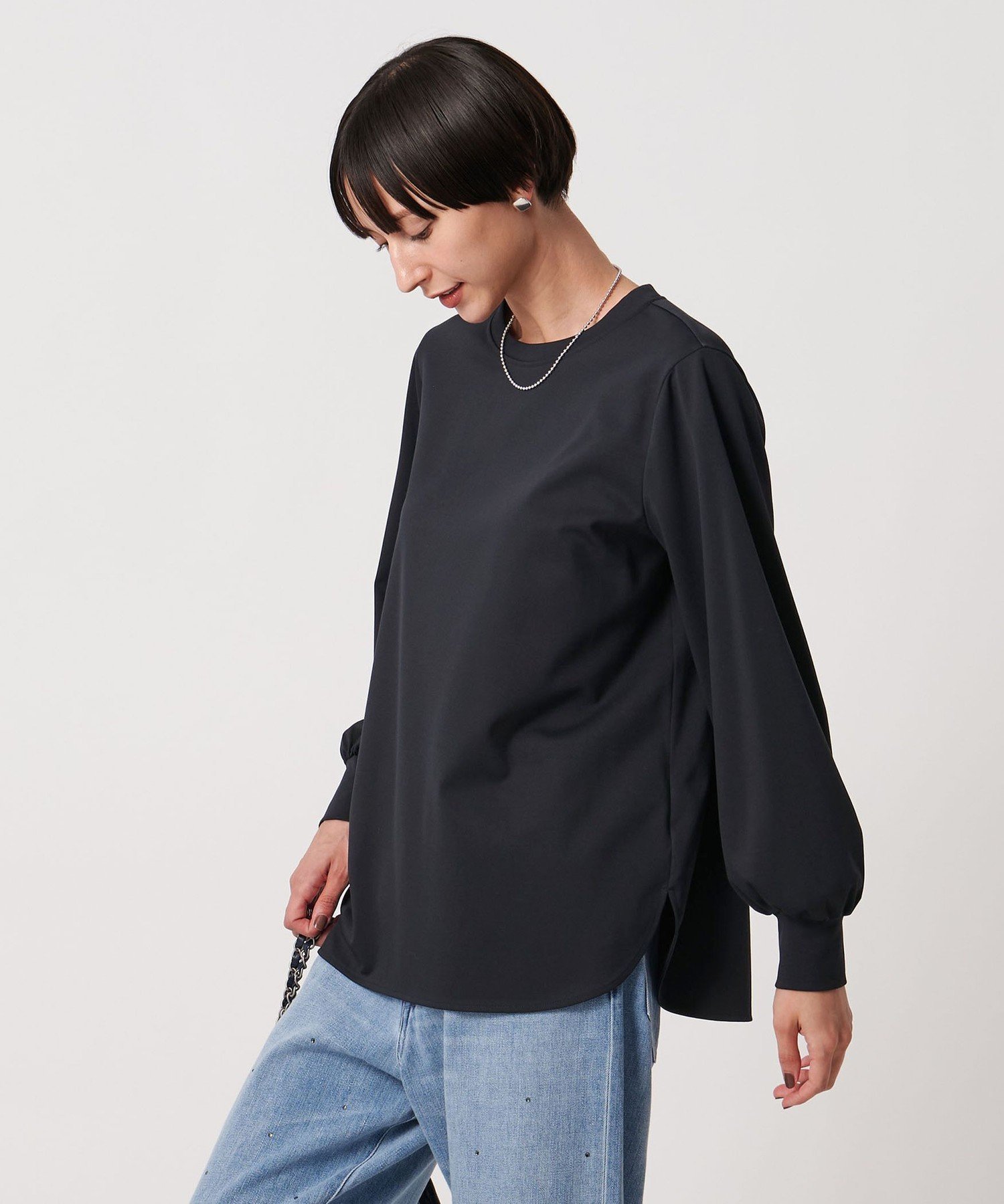 【ユナイテッドアローズ/UNITED ARROWS】のポンチ ロングスリーブ カットソー -ウォッシャブル- 人気、トレンドファッション・服の通販 founy(ファニー) 　ファッション　Fashion　レディースファッション　Fashion for Women　トップス・カットソー　Cut & Sew Tops　カットソー・ベーシックTシャツ　Cut-and-Sewn Tops / Stretch Tees & Basics　インナー　Innerwear　ウォッシャブル　Machine Washable　カットソー　Cut and Sewn Top　ギャザー　Gathered, Ruffled　シンプル　Simple, Minimal　ジャケット　Jacket, Outerwear　スリーブ　Sleeve, Long Sleeve / Short Sleeve　ベスト　Vest, Waistcoat　ボトム　Bottoms, Lower Wear　ロング　Long, Long-Length　ワイド　Wide, Wide Fit　 other-1|ID: prp329100004712666 ipo3291000000034042439