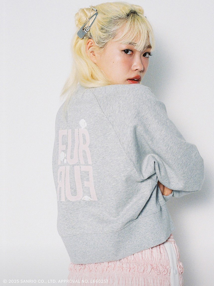 【ファーファー/FURFUR】のこぎみゅんプリントスウェット インテリア・キッズ・メンズ・レディースファッション・服の通販 founy(ファニー) 　雑誌掲載アイテム　Magazine Picks & Fashion Features　ファッション雑誌　Fashion Magazines　スウィート　Sweet　ファッション　Fashion　レディースファッション　Fashion for Women　トップス・カットソー　Cut & Sew Tops　レディースパーカー・カジュアルフーディー　Casual Hoodies & Sweatshirts　スウェット・クルーネックトップス　Sweatshirts & Crewnecks / Relaxed Fit Sweat Tops　9月号　September Issue　スマート　Smart, Elegant　フロント　Front, Front Design　プリント　Print, Printed Pattern　ワンポイント　One Point, Statement Accent　雑誌　Magazine, Fashion Magazine　GRY[006]|ID: prp329100004712683 ipo3291000000034042617
