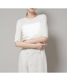 【ナノ ユニバース/nano universe】のレースバックシャントップス 人気、トレンドファッション・服の通販 founy(ファニー) ファッション Fashion レディースファッション Fashion for Women トップス・カットソー Cut & Sew Tops インナー Innerwear ウォッシャブル Machine Washable キャミソール Camisole, Spaghetti Strap Top ストレッチ Stretch, Stretchy Fabric トリミング Trimming, Decorative Edge フラワー Flower, Floral ベロア Velour, Soft Velvet モチーフ Motif, Design Theme レース Lace, Lace Fabric ロング Long, Long-Length おすすめ Recommended / Our Picks 夏 Summer エレガント 上品 Elegant 2025年 2025 2025-2026秋冬・A/W Autumn/Winter 2025–26 AW25–26 thumbnail ホワイト|ID: prp329100004712692 ipo3291000000034042720