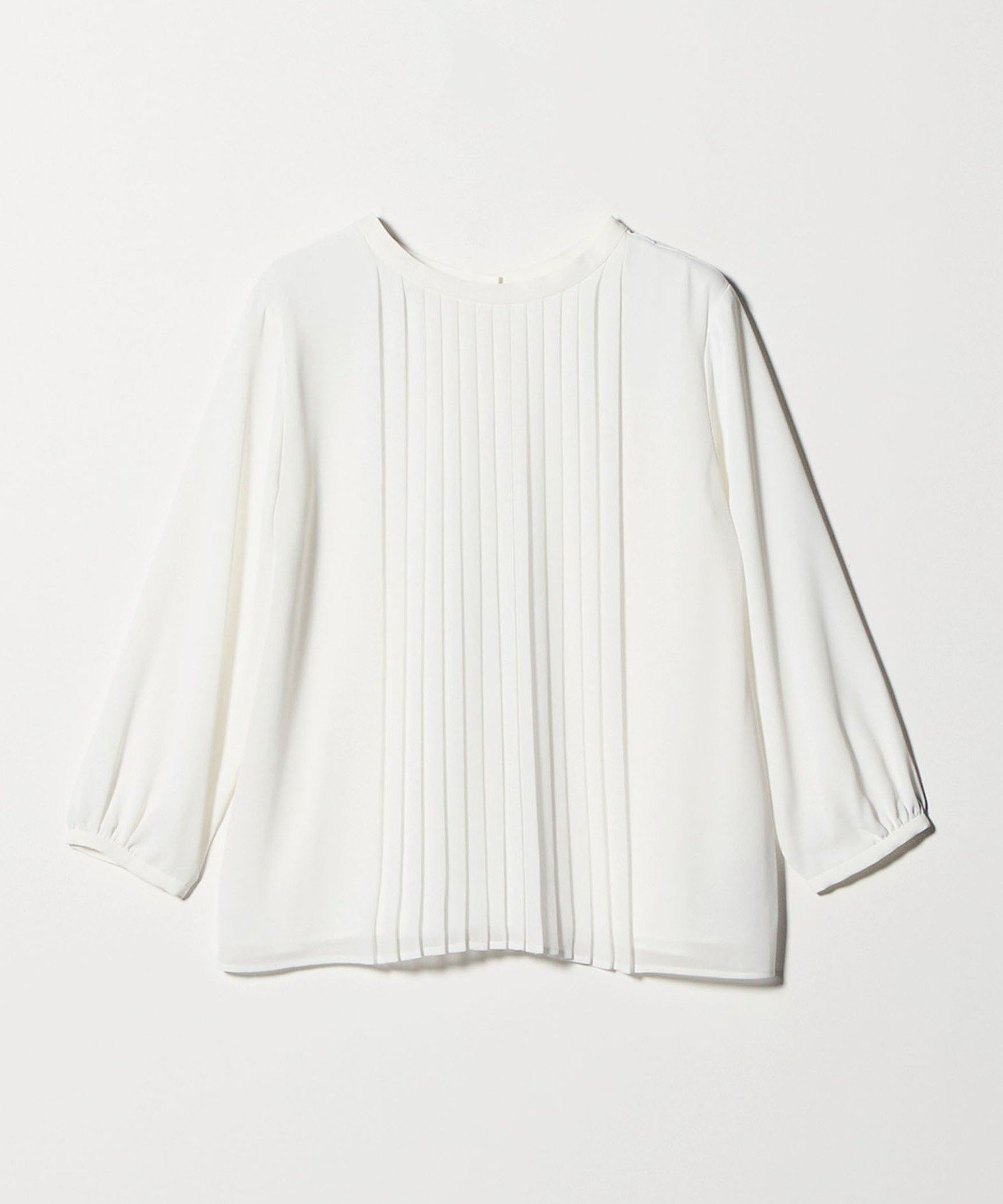 【ユナイテッドアローズ/UNITED ARROWS】のシフォンプリーツ 2WAYブラウス A DAY IN THE LIFE インテリア・キッズ・メンズ・レディースファッション・服の通販 founy(ファニー) 　ファッション　Fashion　レディースファッション　Fashion for Women　トップス・カットソー　Cut & Sew Tops　シャツ・ブラウス・オフィスカジュアル　Elegant Blouses & Button-Ups　インナー　Innerwear　オケージョン　Occasion Wear　サテン　Satin, Glossy Fabric　シフォン　Chiffon, Lightweight Fabric　ジャケット　Jacket, Outerwear　スラックス　Slacks, Dress Pants　スーツ　Suit, Formalwear　プリーツ　Pleats, Pleated　ワイド　Wide, Wide Fit　アウトレット　Outlet / Clearance　おすすめ　Recommended / Our Picks　ビジネス 仕事 通勤　Business / Work / Commuting　WHITE|ID: prp329100004712781 ipo3291000000034043696