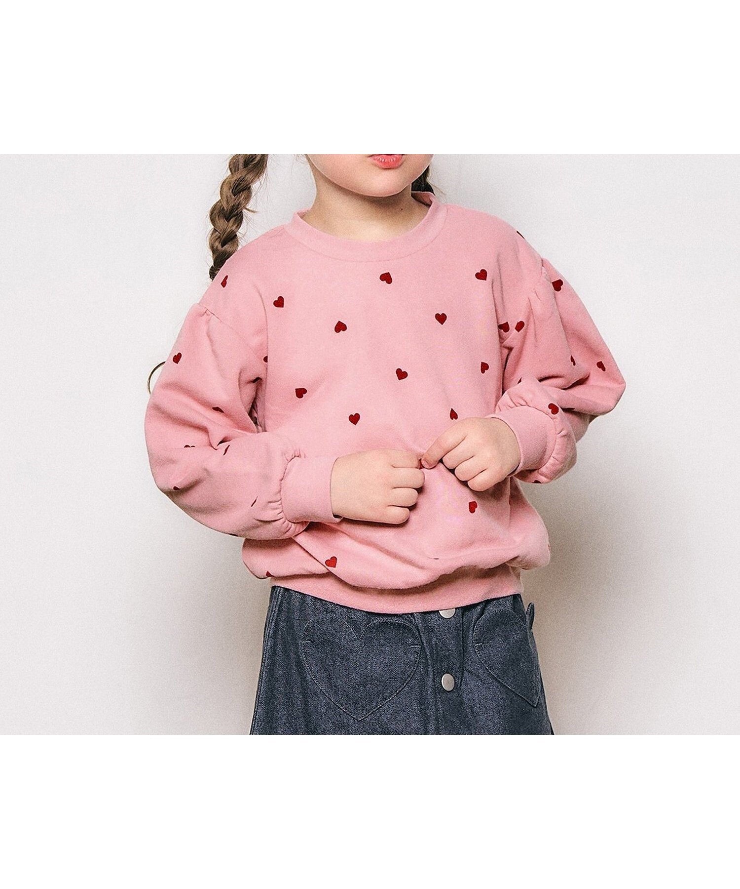 【エフオー オンラインストア/F.O.Online Store / KIDS】のGIRLSバラエティトレーナー/7days Style インテリア・キッズ・メンズ・レディースファッション・服の通販 founy(ファニー) 　ファッション　Fashion　キッズファッション　Fashion for Kids　ピンク|ID: prp329100004712817 ipo3291000000034087995