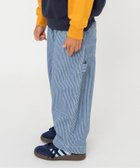 【エフオー オンラインストア/F.O.Online Store / KIDS】のWEB限定 ワイドペインターパンツ 10分丈 ヒッコリー|ID: prp329100004712823 ipo3291000000034044277