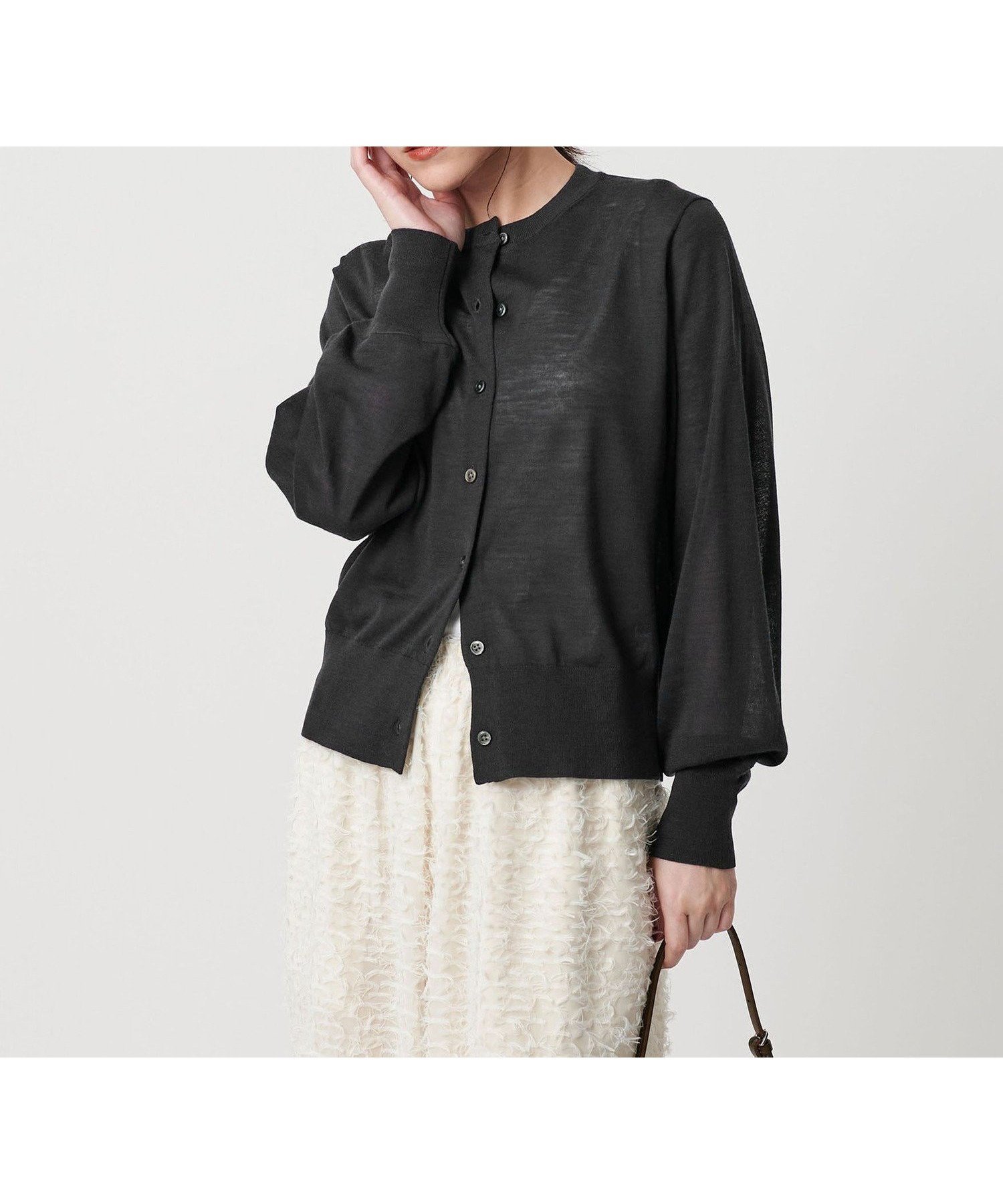 【ビューティ&ユース ユナイテッドアローズ/BEAUTY&YOUTH / UNITED ARROWS】のウールナイロン シアーカーディガン インテリア・キッズ・メンズ・レディースファッション・服の通販 founy(ファニー) 　ファッション　Fashion　レディースファッション　Fashion for Women　トップス・カットソー　Cut & Sew Tops　カーディガン・羽織り　Layered Style Cardigans　アンサンブル　Ensemble Set　インナー　Innerwear　カーディガン　Cardigan, Knitwear　シアー　Sheer, See-Through　ノースリーブ　Sleeveless, No-Sleeve　ベーシック　Basic, Essential　ボトム　Bottoms, Lower Wear　おすすめ　Recommended / Our Picks　DK.GRAY|ID: prp329100004712825 ipo3291000000034044320