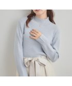 【クチュール ブローチ/Couture Brooch】の【多機能・フェミニン】パール調リブニット 人気、トレンドファッション・服の通販 founy(ファニー) ファッション Fashion レディースファッション Fashion for Women トップス・カットソー Cut & Sew Tops ニット Knit Tops & Sweaters インナー Innerwear スリット Slit, Slit Detail パール Pearl, Pearl Accent フェミニン Feminine, Girly リブニット Rib Knit, Ribbed Knit thumbnail サックスブルー|ID: prp329100004712865 ipo3291000000034558745