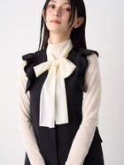 【セルフォード/CELFORD】のフリルスリーブジレ BLK[009]|ID: prp329100004712914 ipo3291000000034045388