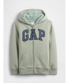 【ギャップ/GAP / KIDS】のGAPロゴ 裏ボア ジップアップパーカー (キッズ) ICEBERG GREEN 16-5808|ID: prp329100004712957 ipo3291000000034119493