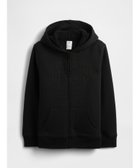 【ギャップ/GAP / KIDS】のGAPロゴ 裏ボア ジップアップパーカー (キッズ) TRUE_BLACK|ID: prp329100004712957 ipo3291000000034119495